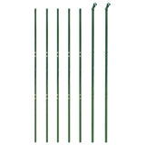 Vidaxl draadgaashek 2,2x10 m gegalvaniseerd staal groen - afbeelding 3