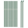 Vidaxl draadgaashek 0,8x25 m gegalvaniseerd staal groen