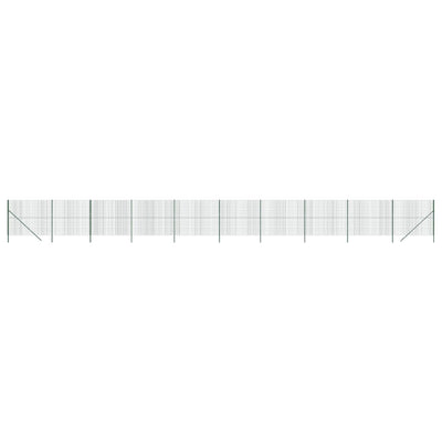 VidaXL Draadgaashek 1,4x25 m gegalvaniseerd staal groen