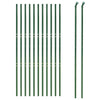 VidaXL Draadgaashek 1,6x25 m gegalvaniseerd staal groen