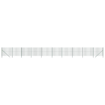 VidaXL Draadgaashek 2,2x25 m gegalvaniseerd staal groen