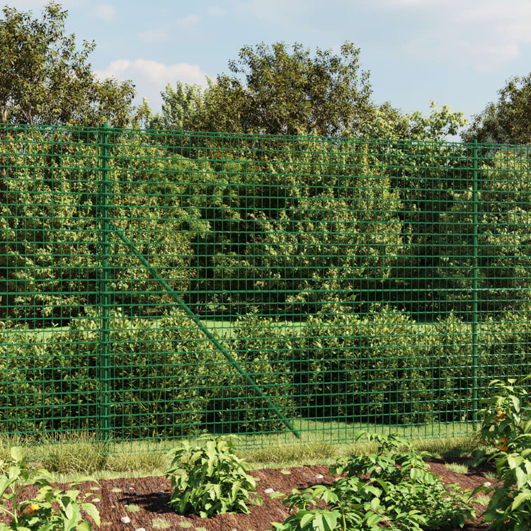Vidaxl draadgaashek met grondankers 1,8x10 m groen