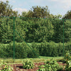 Vidaxl draadgaashek met grondankers 2,2x10 m groen