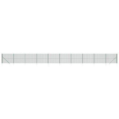 VidaXL Draadgaashek met grondankers 1,8x25 m groen