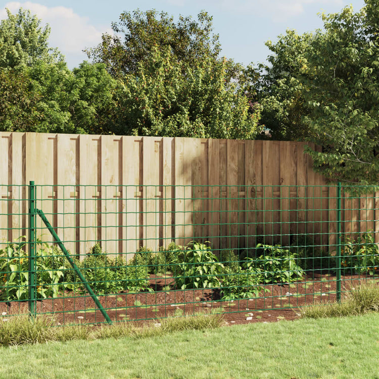 Vidaxl draadgaashek met grondankers 1x10 m groen
