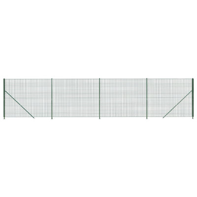 Vidaxl draadgaashek met flens 1,4x10 m groen
