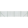 Vidaxl draadgaashek met flens 1,6x10 m groen
