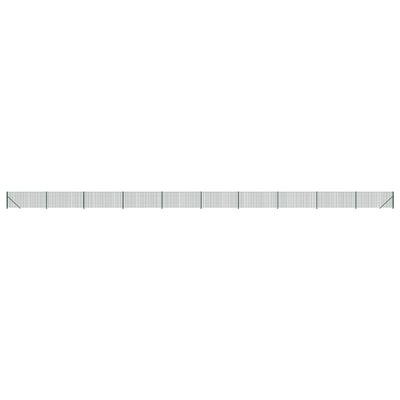 Vidaxl draadgaashek met flens 0,8x25 m groen