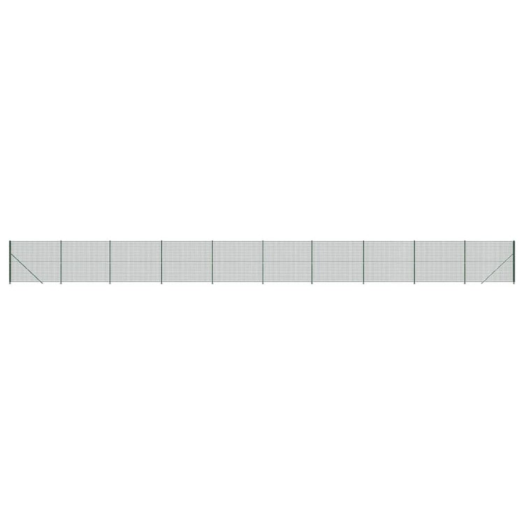 VidaXL Draadgaashek met flens 1,4x25 m groen