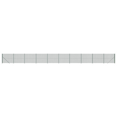 VidaXL Draadgaashek met flens 1,6x25 m groen