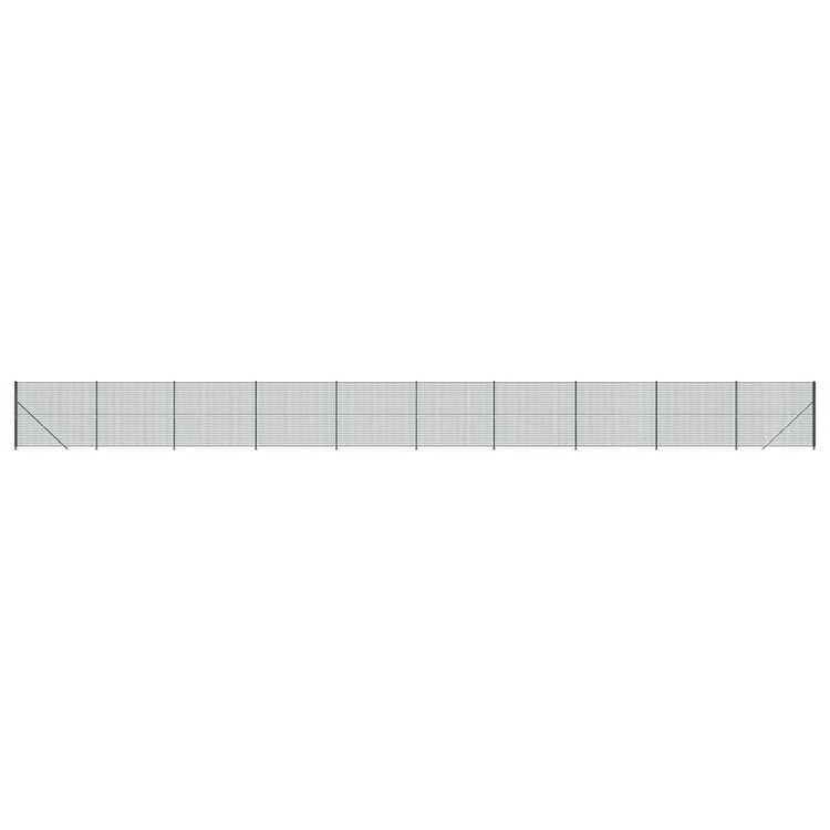 VidaXL Draadgaashek met flens 1,6x25 m groen