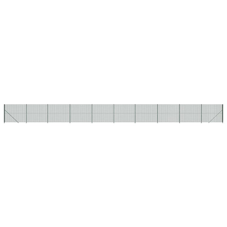 VidaXL Draadgaashek met flens 1,8x25 m groen