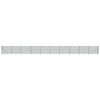 VidaXL Draadgaashek met flens 2x25 m groen