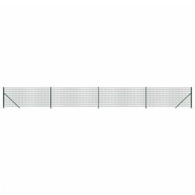Vidaxl gaashek met flens 1x10 m groen