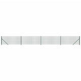 Vidaxl gaashek met flens 1x10 m groen - afbeelding 2