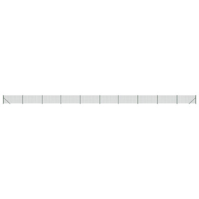 Vidaxl draadgaashek met flens 0,8x25 m groen
