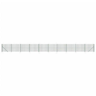 VidaXL Draadgaashek met flens 1,6x25 m groen