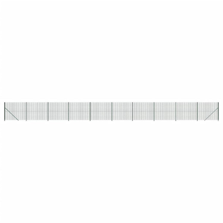 VidaXL Draadgaashek met flens 1,6x25 m groen