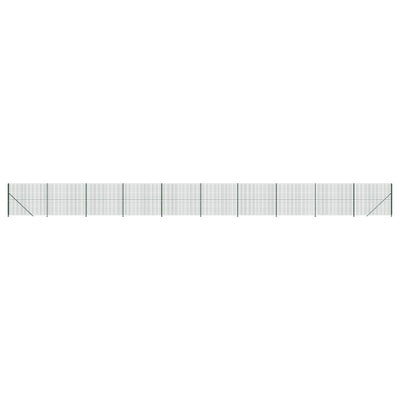 VidaXL Draadgaashek met flens 2x25 m groen