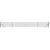 Vidaxl draadgaashek met flens 0,8x10 m groen