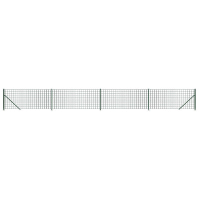 Vidaxl gaashek met flens 1x10 m groen