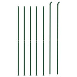Vidaxl draadgaashek met flens 1,6x10 m groen - afbeelding 3
