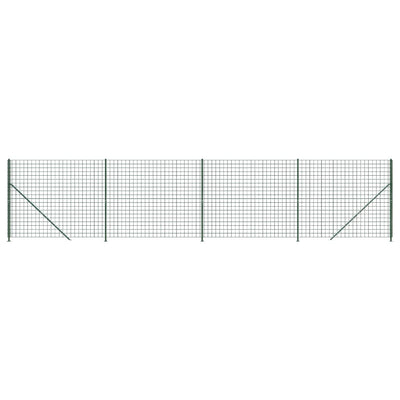 Vidaxl draadgaashek met flens 2x10 m groen