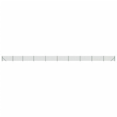 Vidaxl draadgaashek met flens 0,8x25 m groen