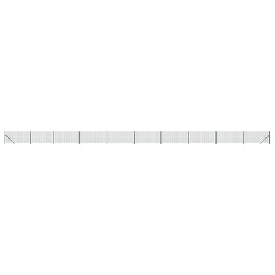 Vidaxl draadgaashek met flens 1x25 m groen