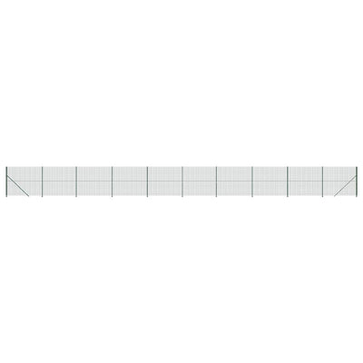 VidaXL Draadgaashek met flens 1,6x25 m groen