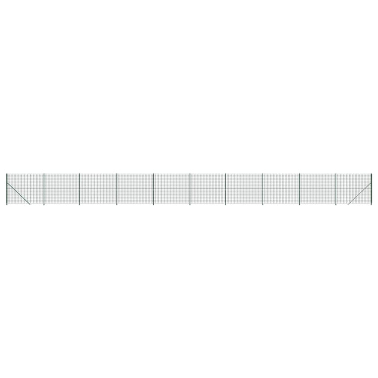VidaXL Draadgaashek met flens 1,8x25 m groen