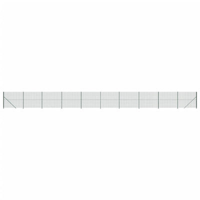 VidaXL Draadgaashek met flens 2x25 m groen