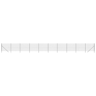 VidaXL Draadgaashek 2x25 m gegalvaniseerd staal antracietkleur
