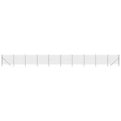 VidaXL Draadgaashek 2,2x25 m gegalvaniseerd staal antracietkleur