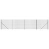 Vidaxl draadgaashek met flens 1,4x10 m antracietkleurig