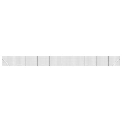 VidaXL Draadgaashek met flens 1,4x25 m antracietkleurig