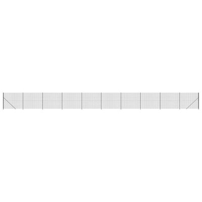 VidaXL Draadgaashek met flens 1,8x25 m antracietkleurig