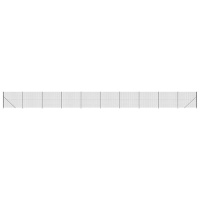 VidaXL Draadgaashek met flens 2,2x25 m antracietkleurig