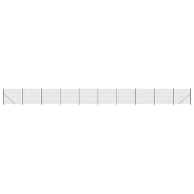 VidaXL Draadgaashek met flens 1,6x25 m antracietkleurig