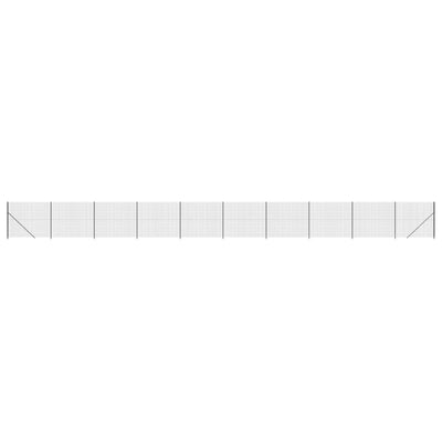 VidaXL Draadgaashek met flens 2x25 m antracietkleurig