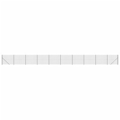 VidaXL Draadgaashek met flens 2,2x25 m antracietkleurig