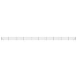 Vidaxl draadgaashek met flens 1x25 m antracietkleurig - afbeelding 2