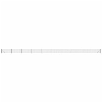 VidaXL Draadgaashek met flens 1,1x25 m antracietkleurig