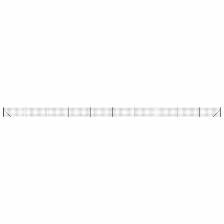 VidaXL Draadgaashek met flens 1,1x25 m antracietkleurig