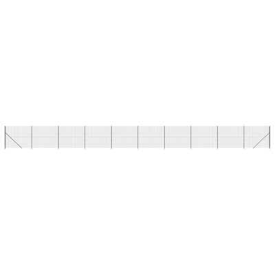 VidaXL Draadgaashek met flens 1,4x25 m antracietkleurig