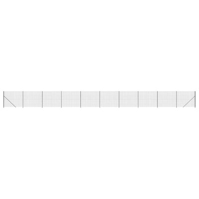 VidaXL Draadgaashek met flens 1,8x25 m antracietkleurig