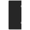 Vidaxl urinoirschot wandgemonteerd 90x40 cm gehard glas zwart