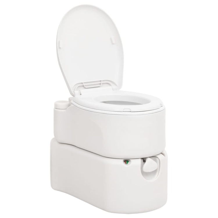 Vidaxl campingtoilet geïntegreerd 24+17 l hdpe email
