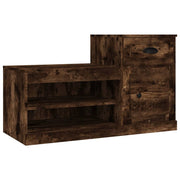 Vidaxl schoenenkast 100x42x60 cm bewerkt hout gerookt eikenkleurig - afbeelding 2