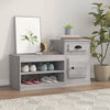 Vidaxl schoenenkast 100x42x60 cm bewerkt hout grijs sonoma eikenkleur